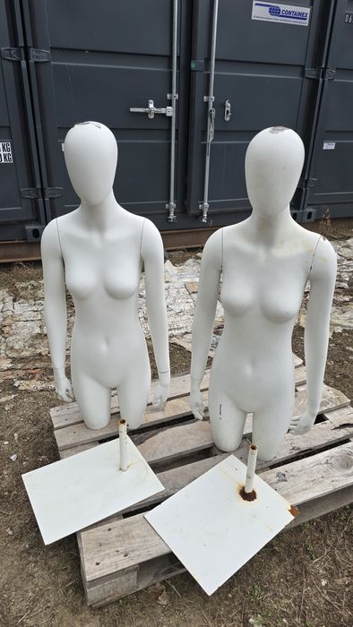2 busturi manechin dama lovite cu brate detasabile