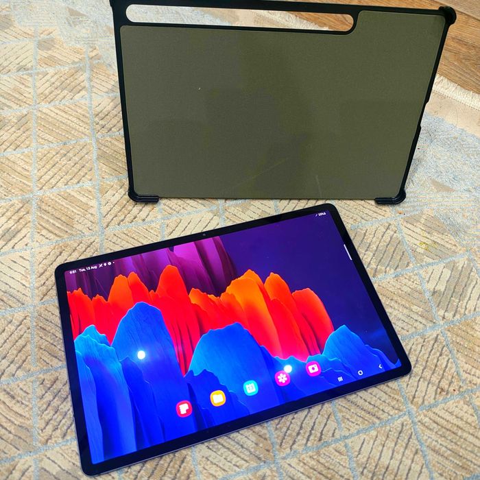 ПЛАНШЕТ SAMSUNG GALAXY TAB S7+ Plus Огромный Super Amoled 120ГЦ +Чехол