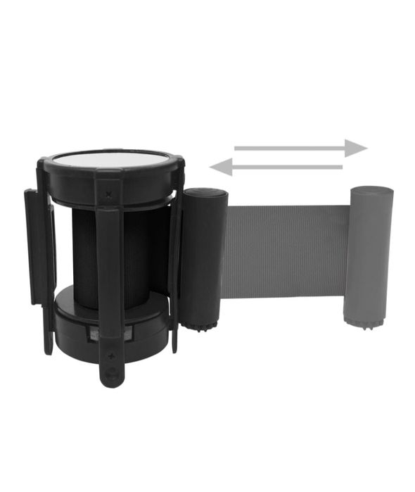 Capete cu bandă retractabilă pentru stâlpi metalici de delimitare !