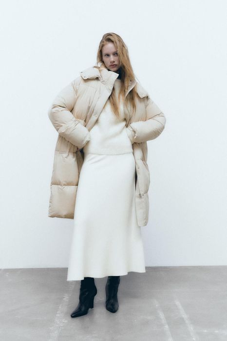 Zara. COMFORTEMP® Утепленная женская куртка пуффер из США размер М 42