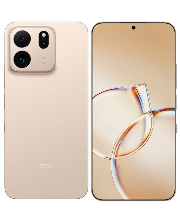 Telefon Mobil TCL P80 Ultra, NXTPAPER, 8GB RAM, 512GB, Dual-SIM, 5G, Sunlit Gold