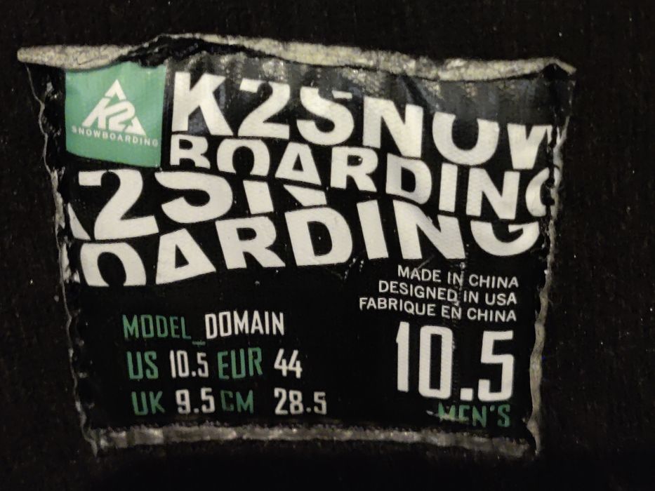 Сноуборд ботуши К2 , 44