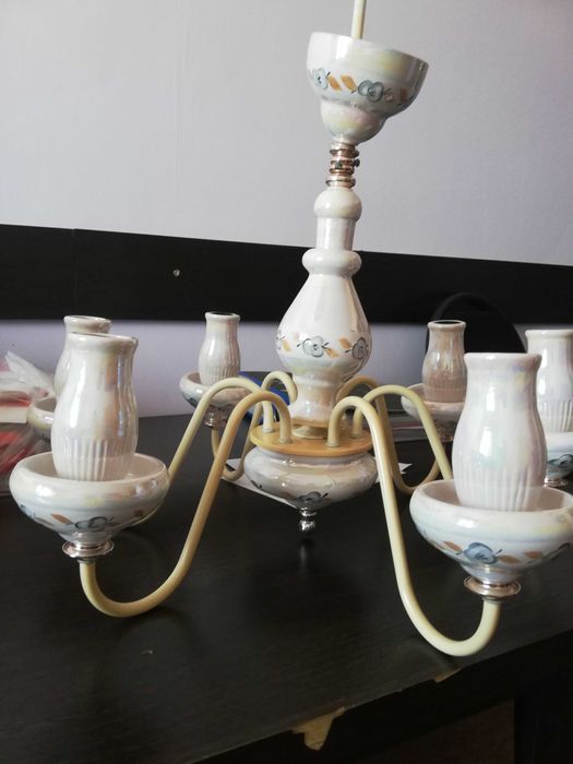 Люстра фарфоровая советского периода