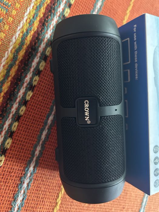 Преносима тонколона CROWN PBS-432AR, USB port, Bluetooth, Черна