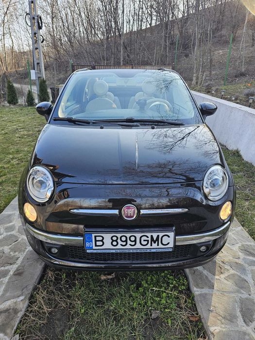 Fiat 500C Cabrio –retrofit 2015+, bord digital, foarte întreținut