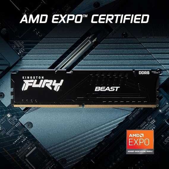 Cu Garantie Altex Memorie DDR5 32Gb Kingston Fury (2x16GB) 6000MT/s CL36 KF560C36BBE2K2-32 AMD EXPO