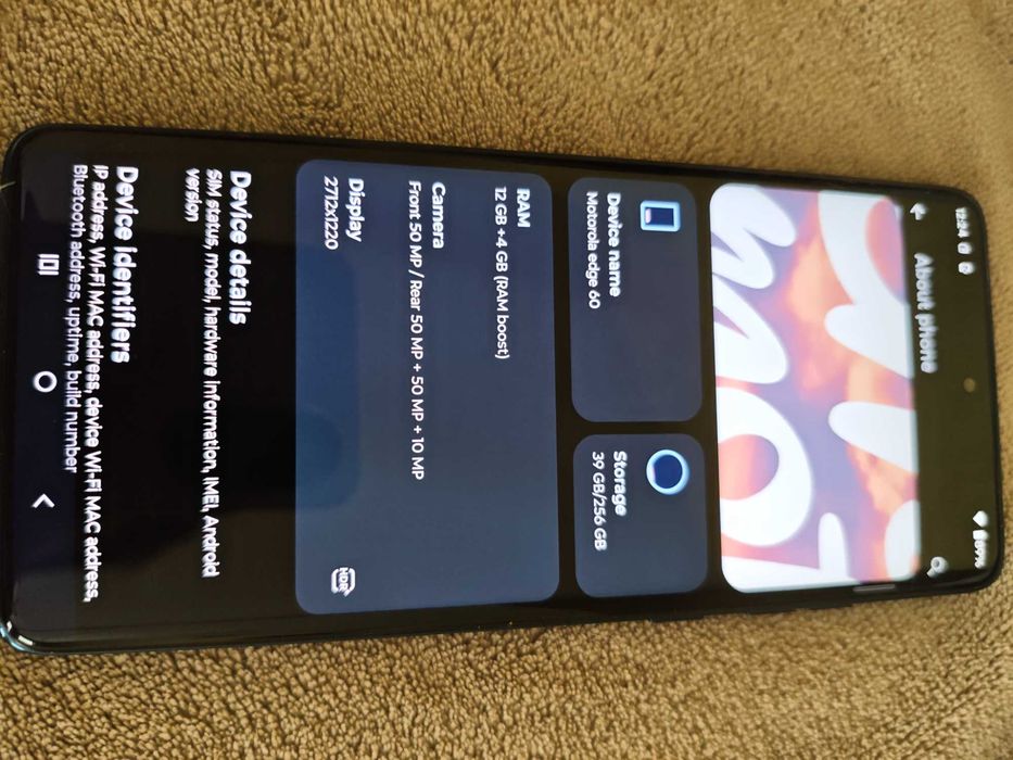 Motorola edge 60 12 gb/256gb китайска версия