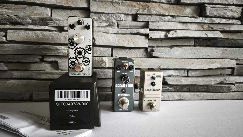 Pedale chitara Fame Loop Station - Ocean Verb - Echo Delay - Garantie