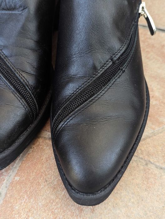 Pantofi negri piele, 36, Luisa Fiore, ca noi