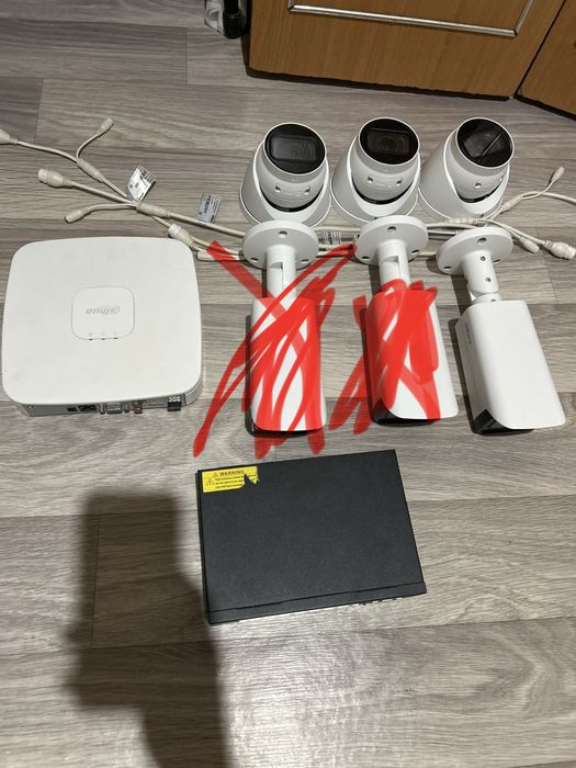 Продам IP видеокамеры Dahua 3 шт.