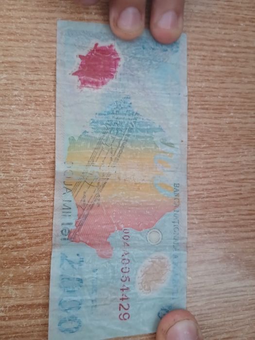 Bacnotă 2.000 lei veche