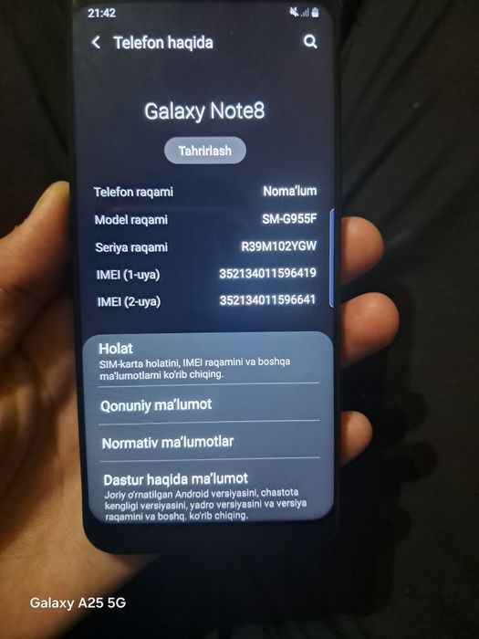 S8 Srochna sotiladi 4/64 Holat idial
