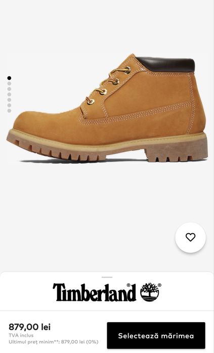 Ghete de piele Timberland nr 39