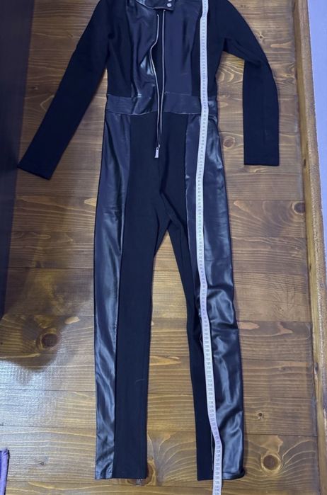 Гащеризон с кожа и плат размер М