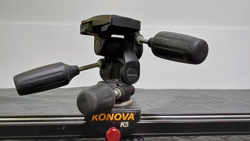 Слайдер Konova K5 и глава Manfrotto 804RC2
