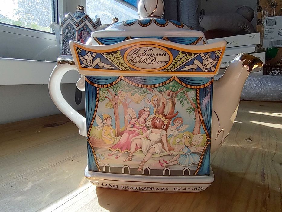 Винтидж чайник Sadler - Сън в лятна нощ по Шекспир