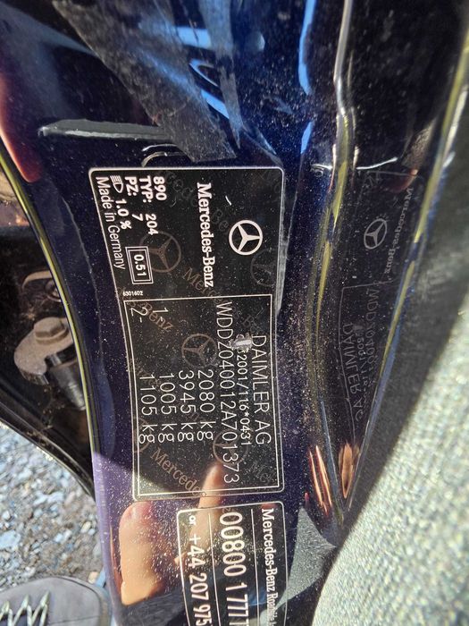 Dezmembrez Mercedes C class 2012