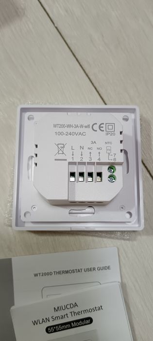Termostat wifi Miucda centrala/încălzire pardoseala  Tuya ,Smart life