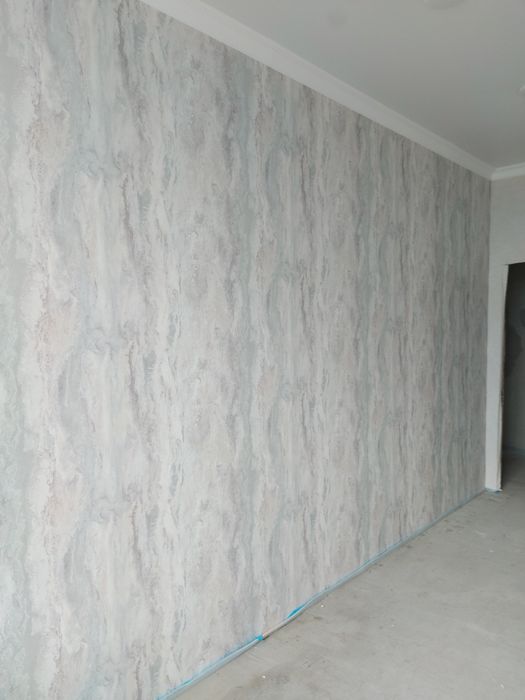 Поклейка обоев 900тг м²