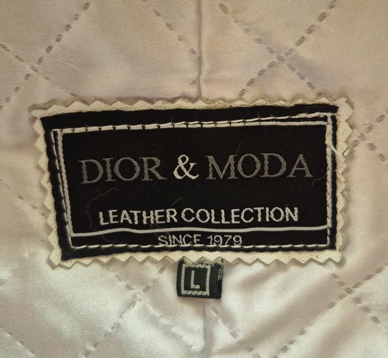 Италианско яке Dior Moda естествена кожа