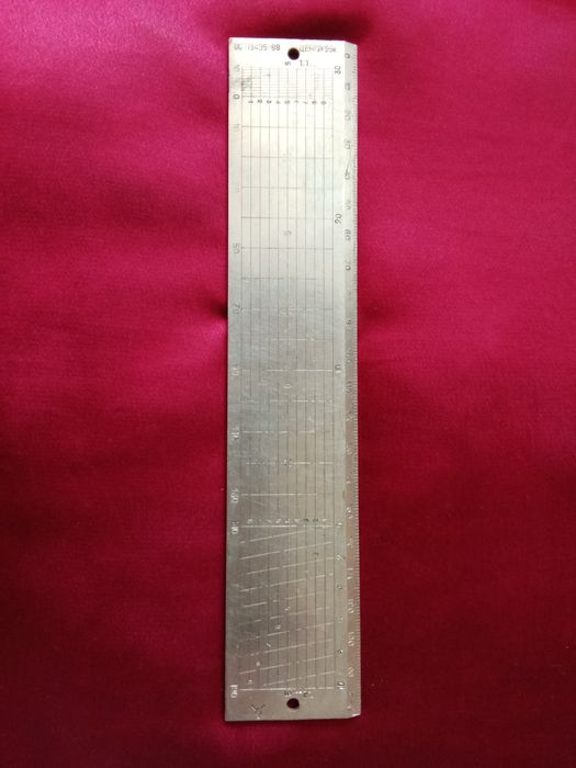 Линейка поперечного масштаба СССР