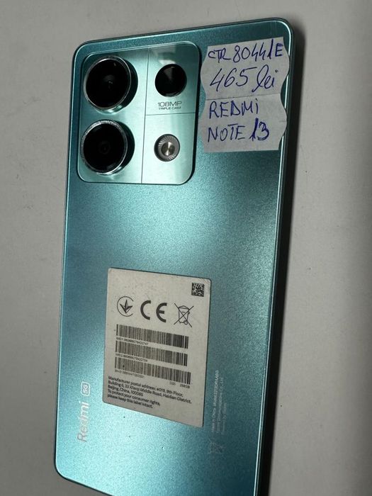 Xiaomi Redmi Note 13, 128GB, 6GB RAM -T-
