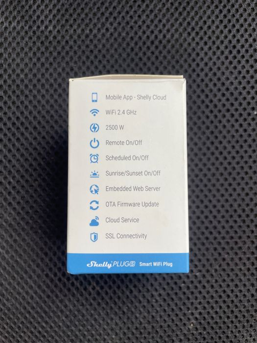 Shelly Plug S - Умен контакт за безжично управление