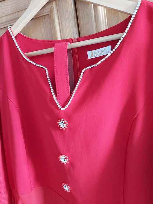 Rochie damă elegantă culoare roșie