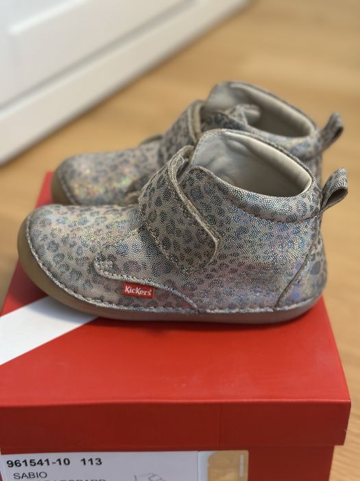 Ghete / pantofi inalti Kickers si Primigi, piele, 25 EU, int. 16 cm