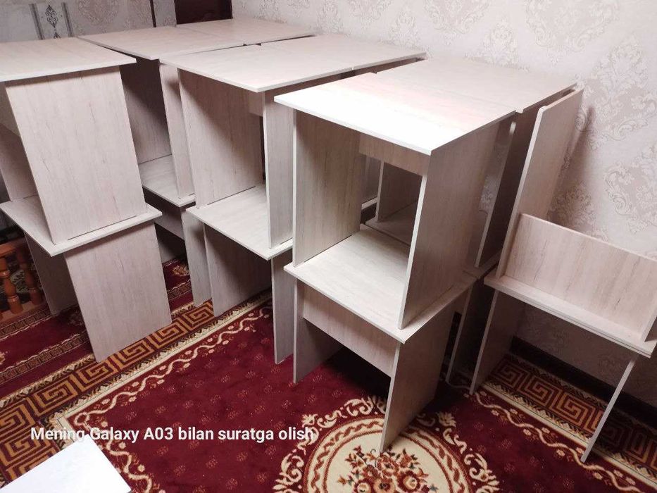 Òquv markaz va ofislar uchun 1 kishilik stol va partalar.