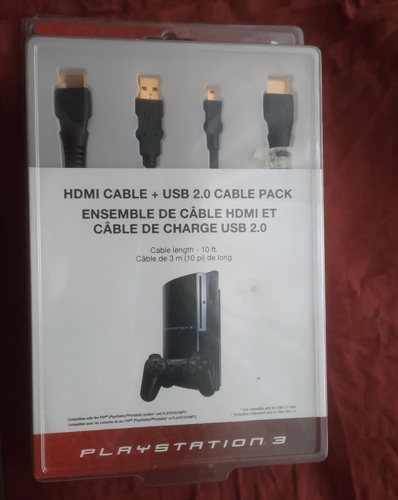 Set Cablu HDMI + USB Playstation 3