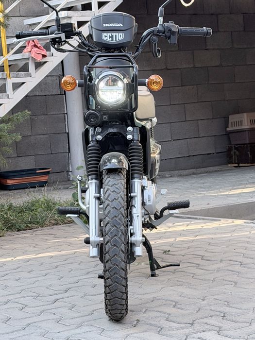 Honda Cross Cub 110 (модель CC110) в зеленом цвете