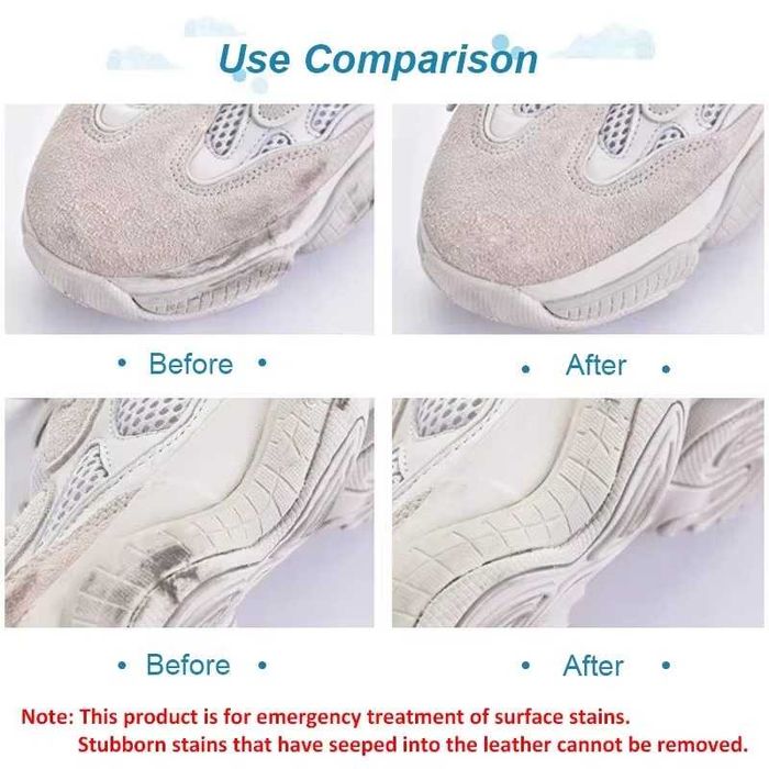 Гума за почистване на обувки маратонки Crep protect Eraser за петна велур кожа подметки бели обувки