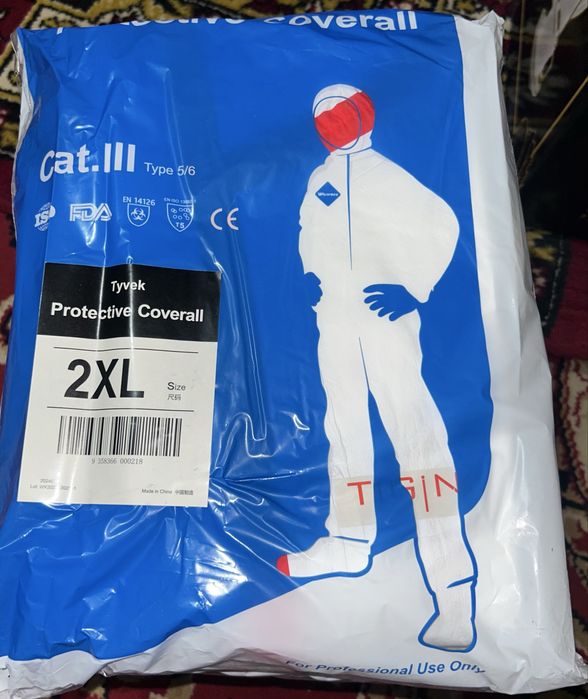 Комбинезон одноразовыйлар Tecron,Lakeland,Tyvek