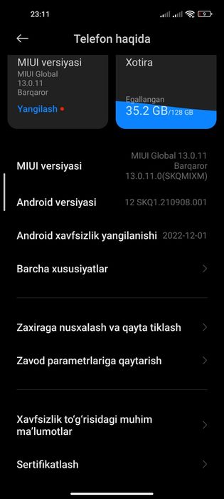 Xiaomi mi 11 lite