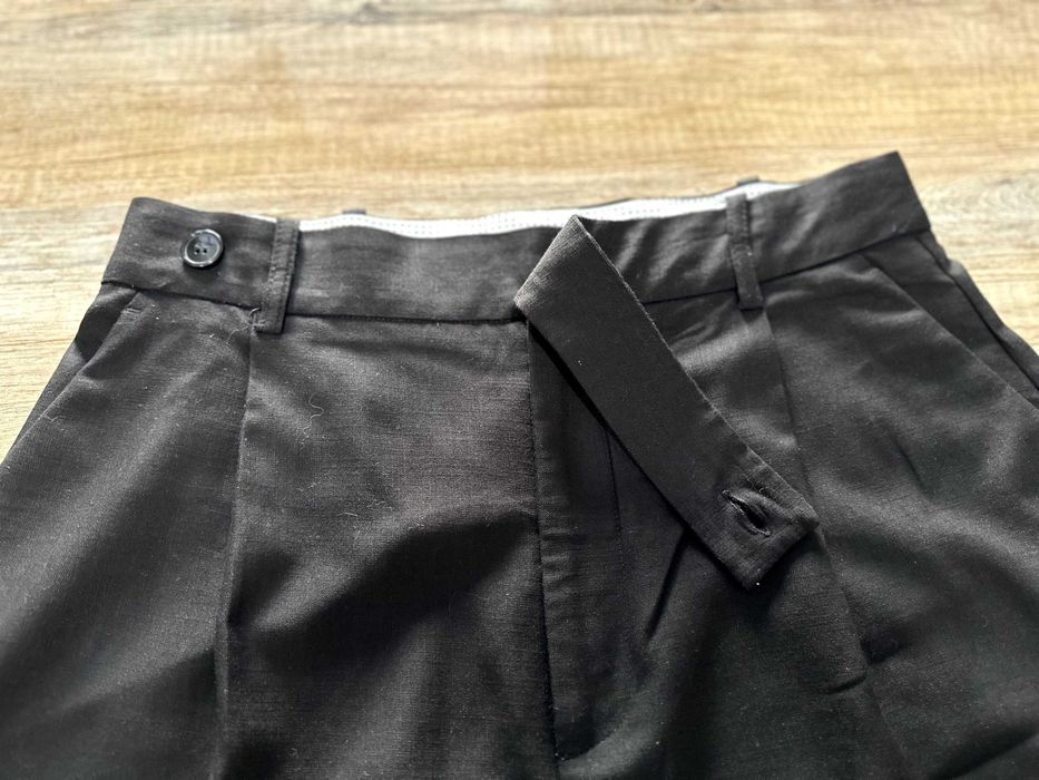 Брюки палаццо жен Zara черн, размер L (48)