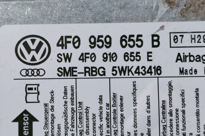 Calculator airbag Modul  4F0959655B / 4F0910655E / 5WK43416 Audi A6 4