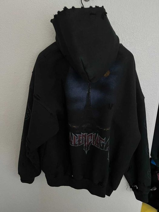 Худи Balenciaga Paris Moon