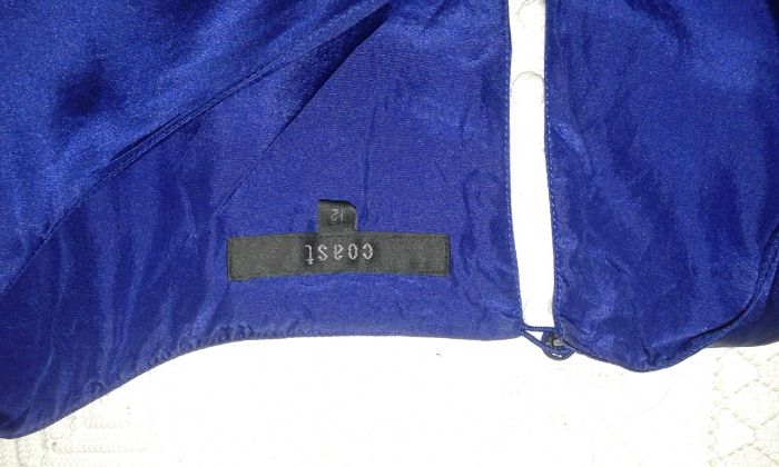 Елегантна вталяваща рокля COAST – синьо/черно - L