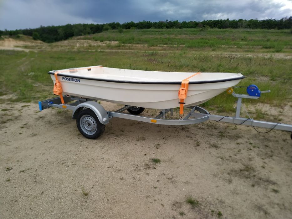 Лодка тримаран Poseidon 345 и Yamaha 8 hp