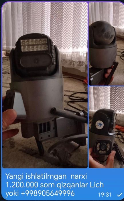Video kamera yangi avlod 4G