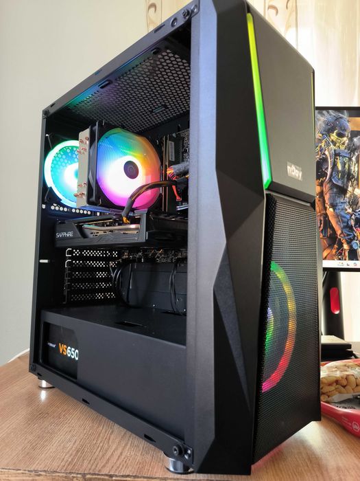 Unitate PC GAMING i7 8700 4.6Ghz/16GB DDR4/RX5700 8GB GDDR6/SSD M2 256GB/HDD 2TB