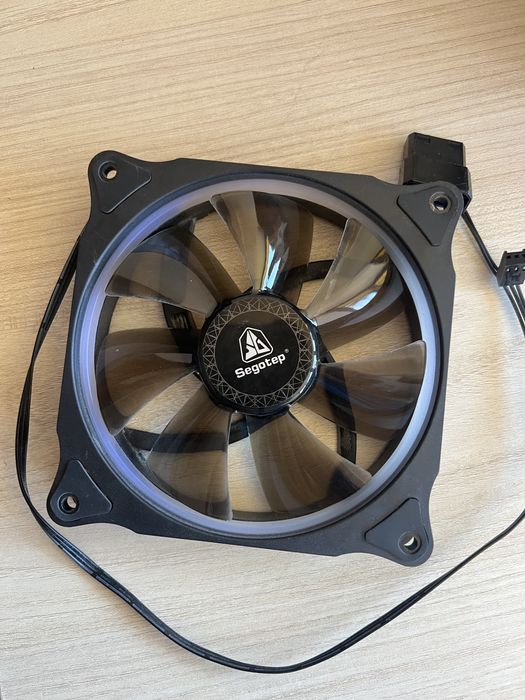 4x Segotep 120mm RGB вентилатори за PC кутия – сини