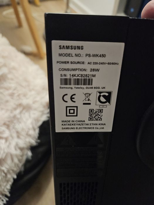 Soundbar Samsung HW-K450/EN, 300W, 2.1, USB, Bluetooth, Subwoofer wire