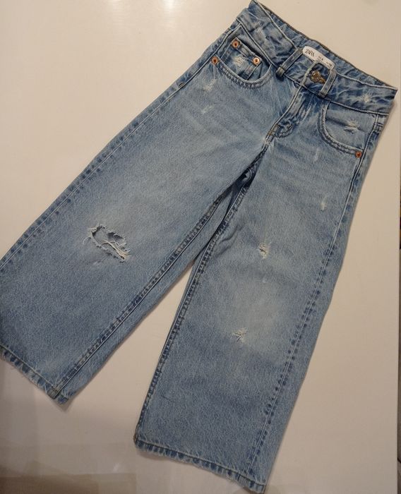 Джинсовая куртка  Джинсовые кюлоты Zara