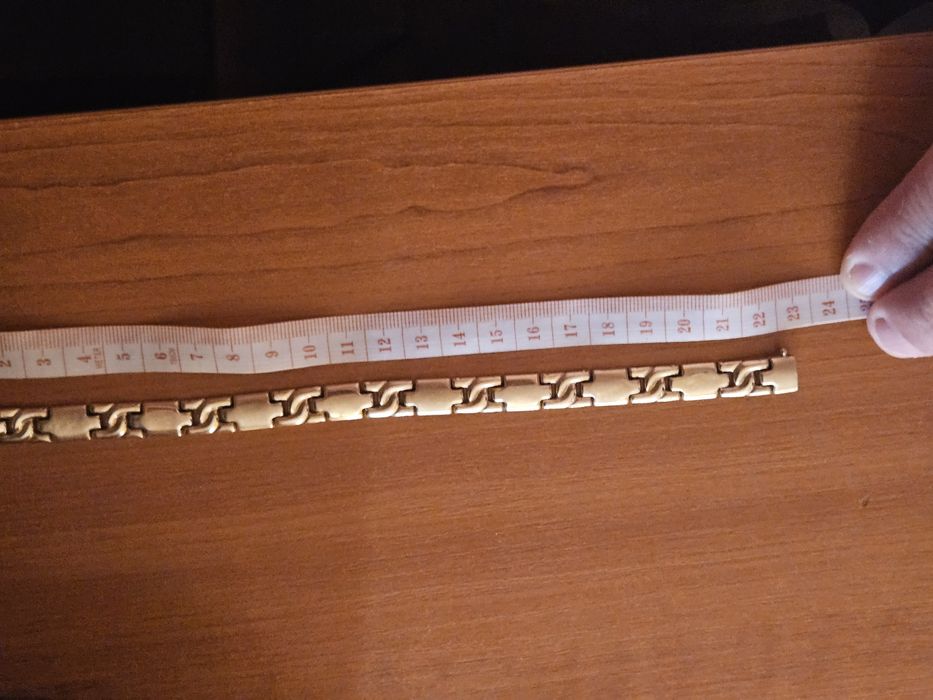 Мъжка дълга златна гривна