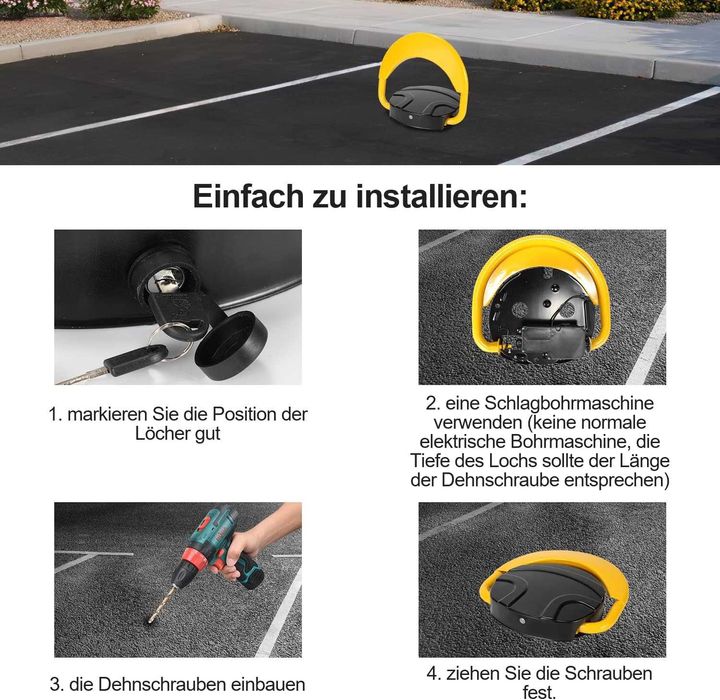 Автоматична паркинг скоба с дистанционно управление