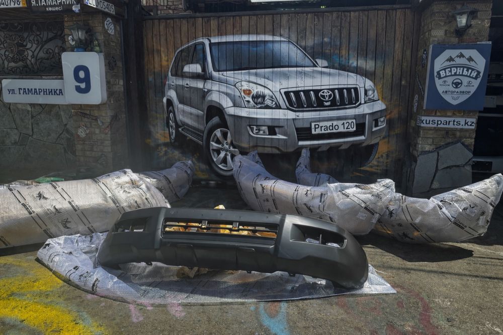 Передний бампер Prado 120