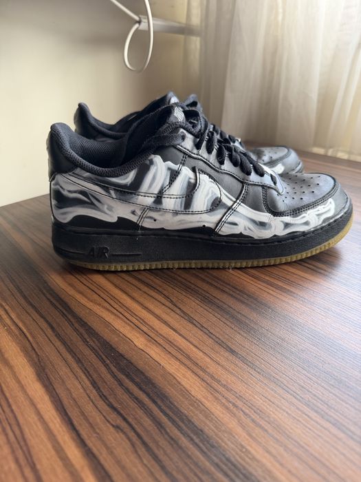 Nike Air Force Black Skeleton Номер 42