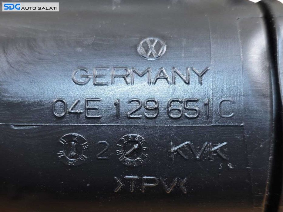 Furtun Conducta Tub Tubulatura Admisie Aer Volkswagen Golf 7 1.4 TSI 2013 - 2020 Cod 04E129651C [N5158]